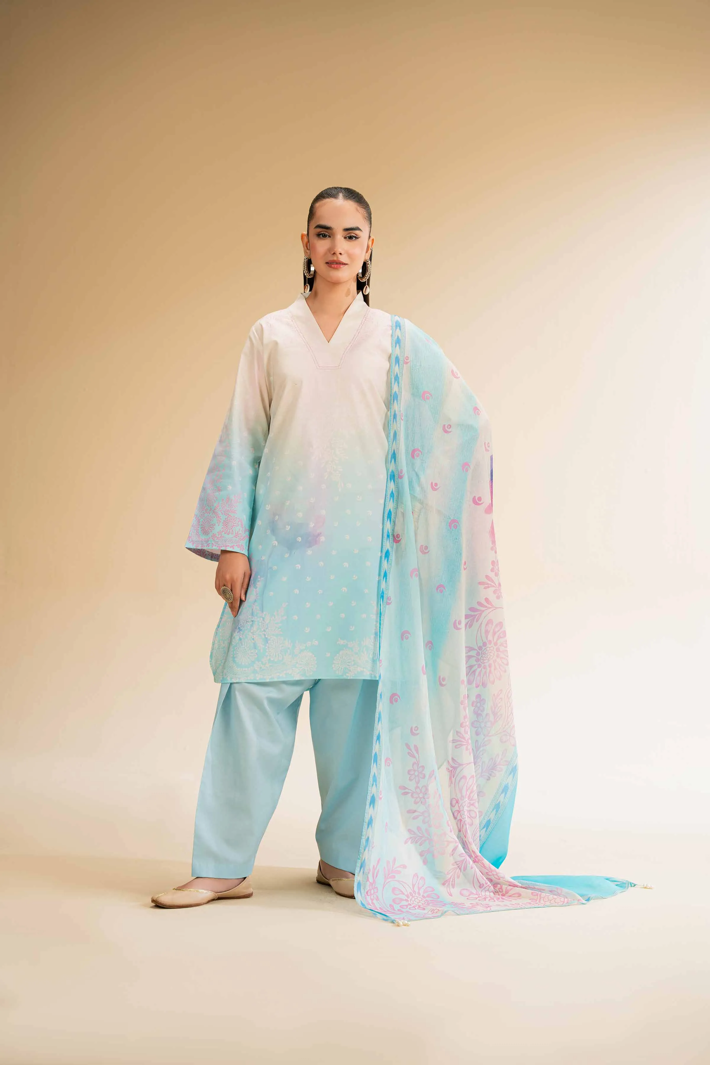 3 Piece - Digital Printed Suit - 42501201