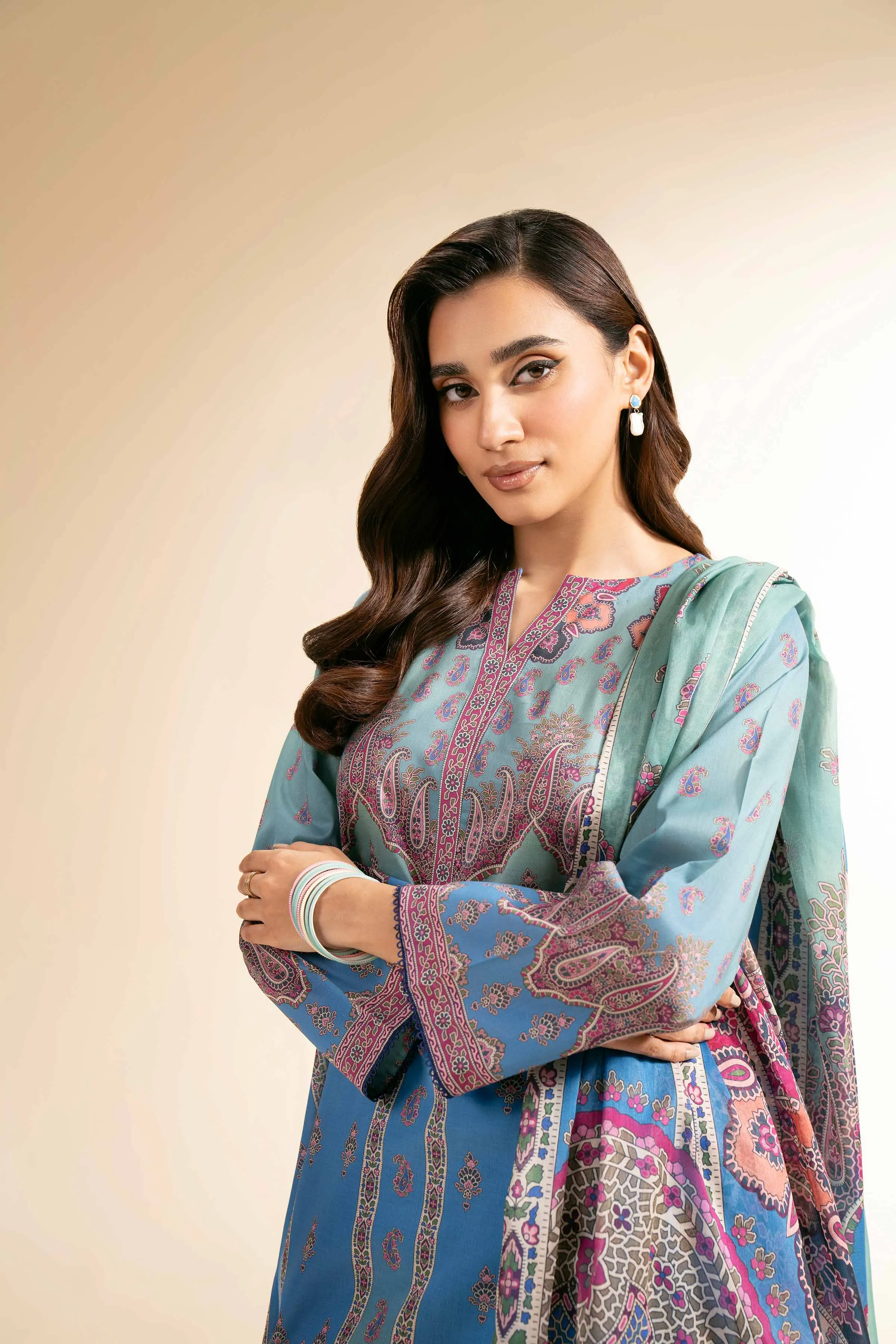 3 Piece - Digital Printed Suit - 42501210