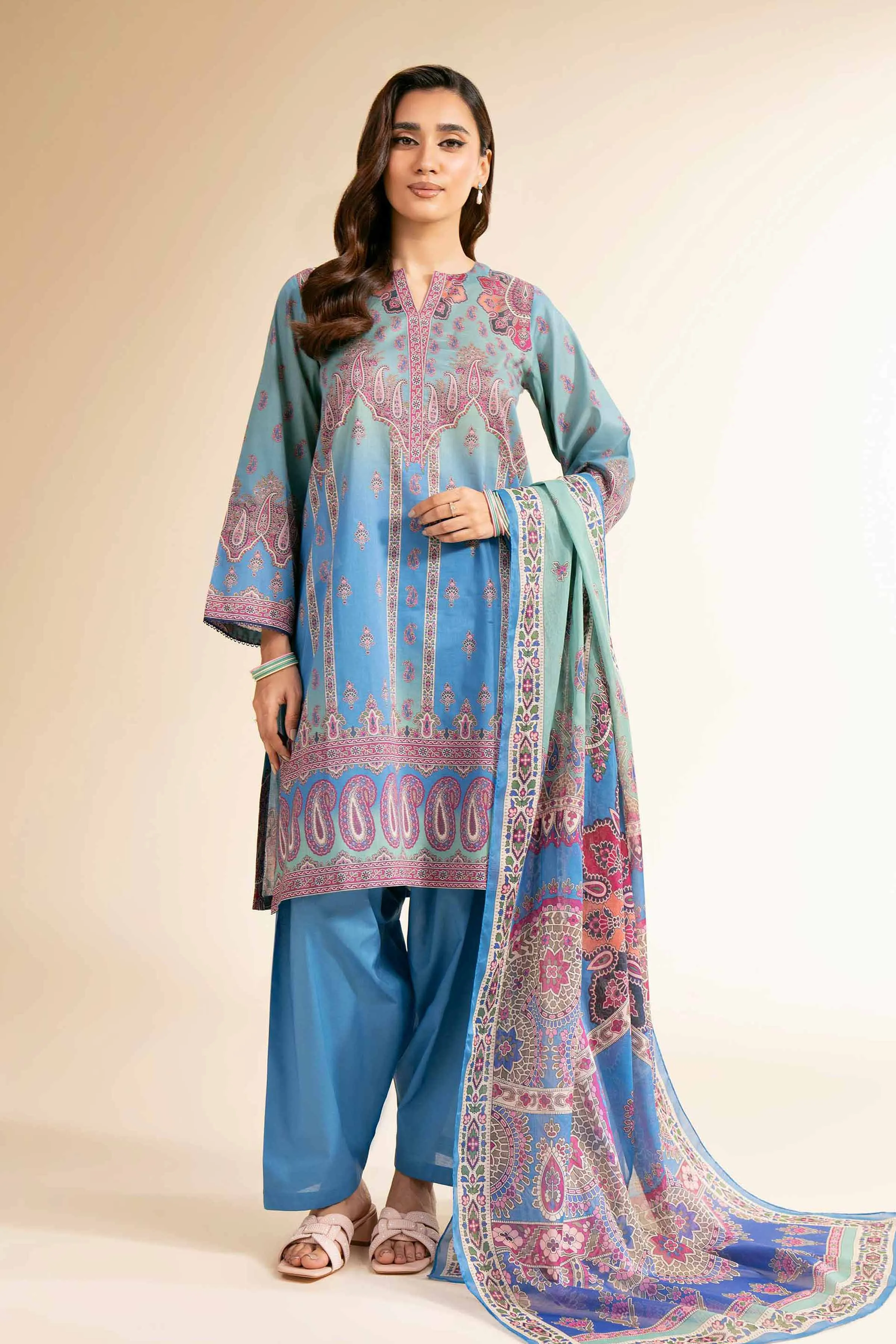 3 Piece - Digital Printed Suit - 42501210