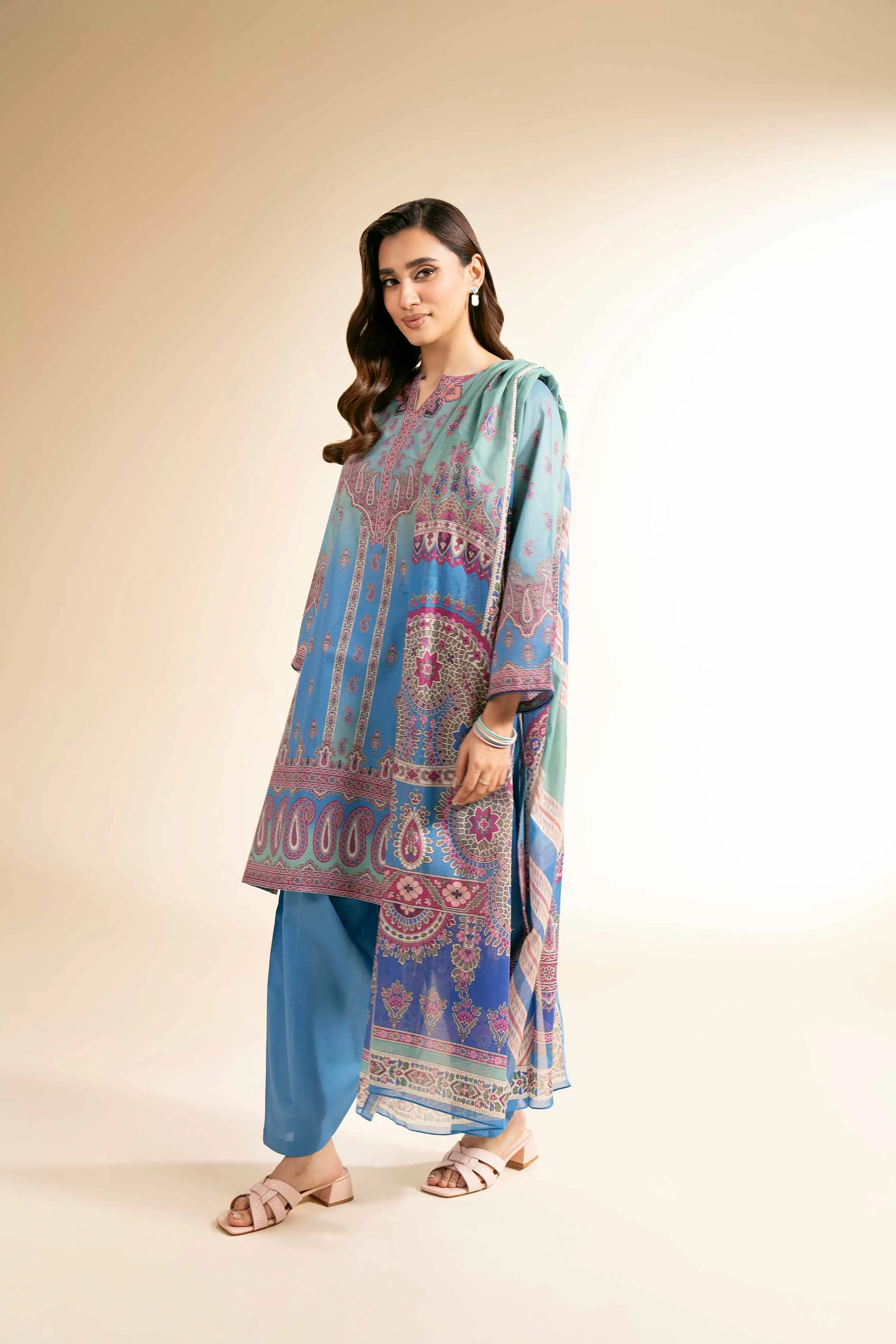 3 Piece - Digital Printed Suit - 42501210