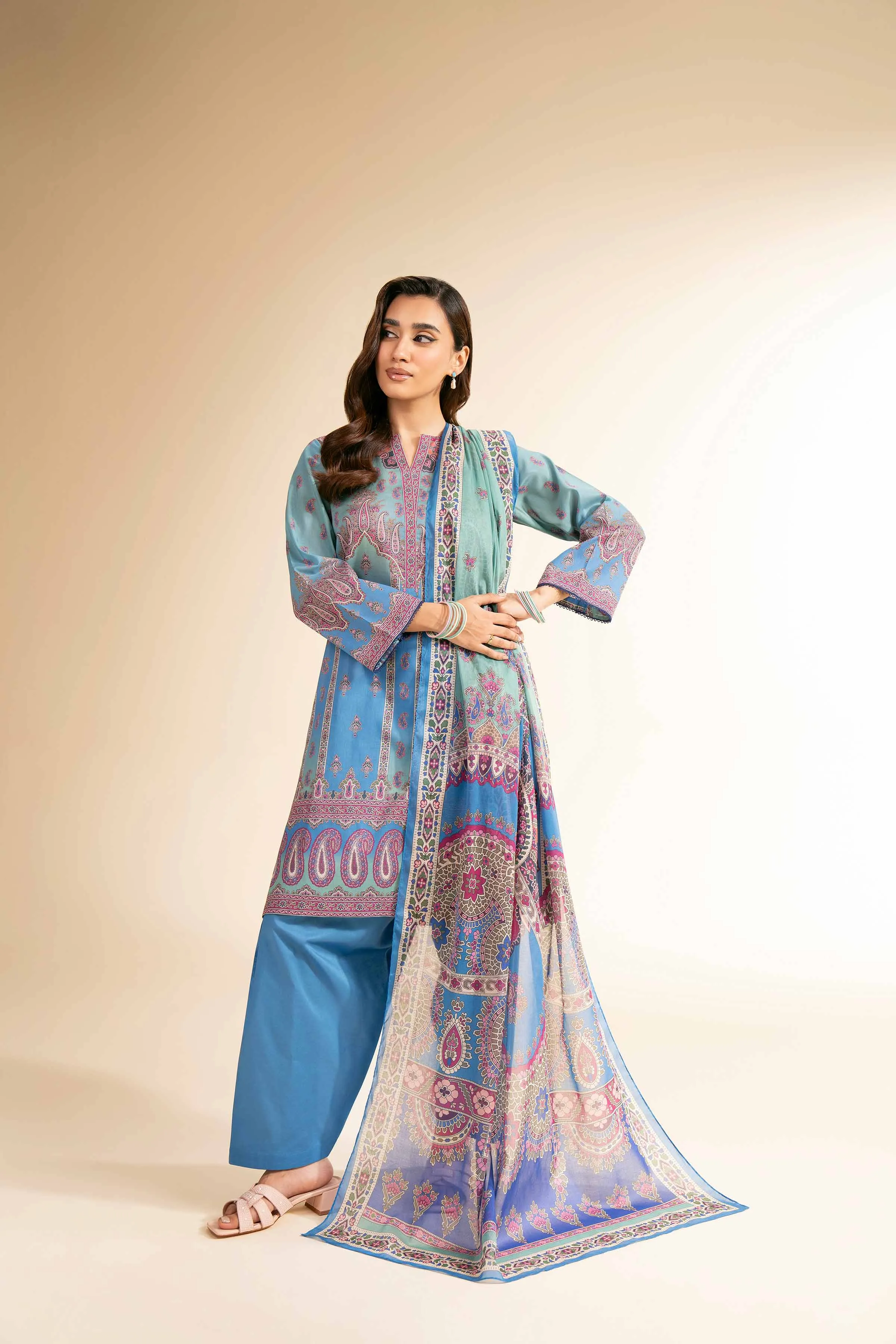 3 Piece - Digital Printed Suit - 42501210