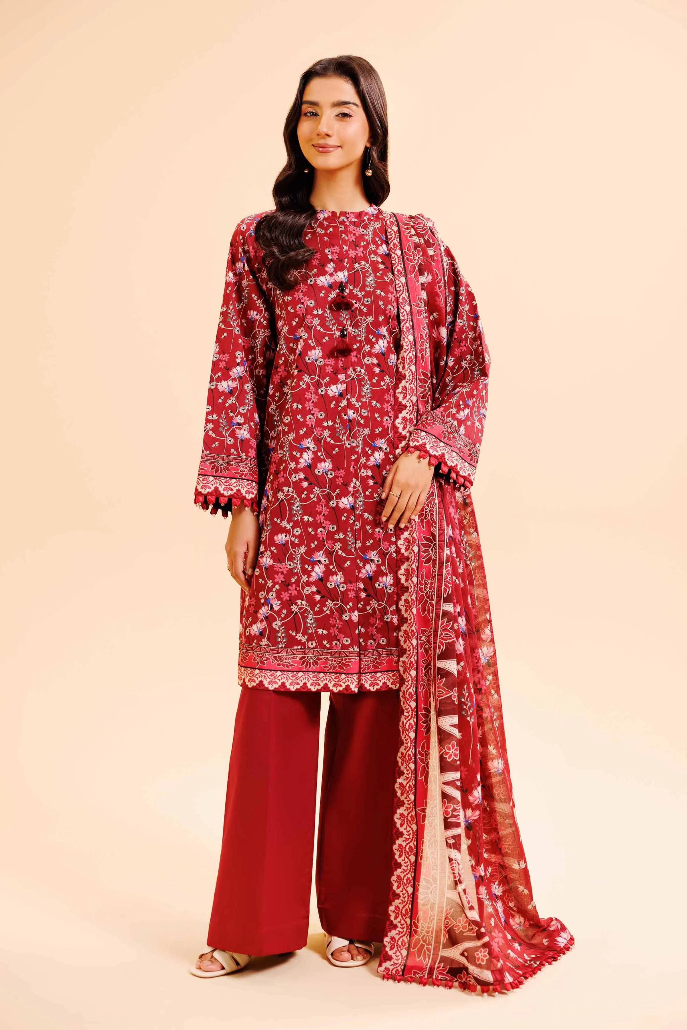 3 Piece - Printed Loose Fabric - 42503022