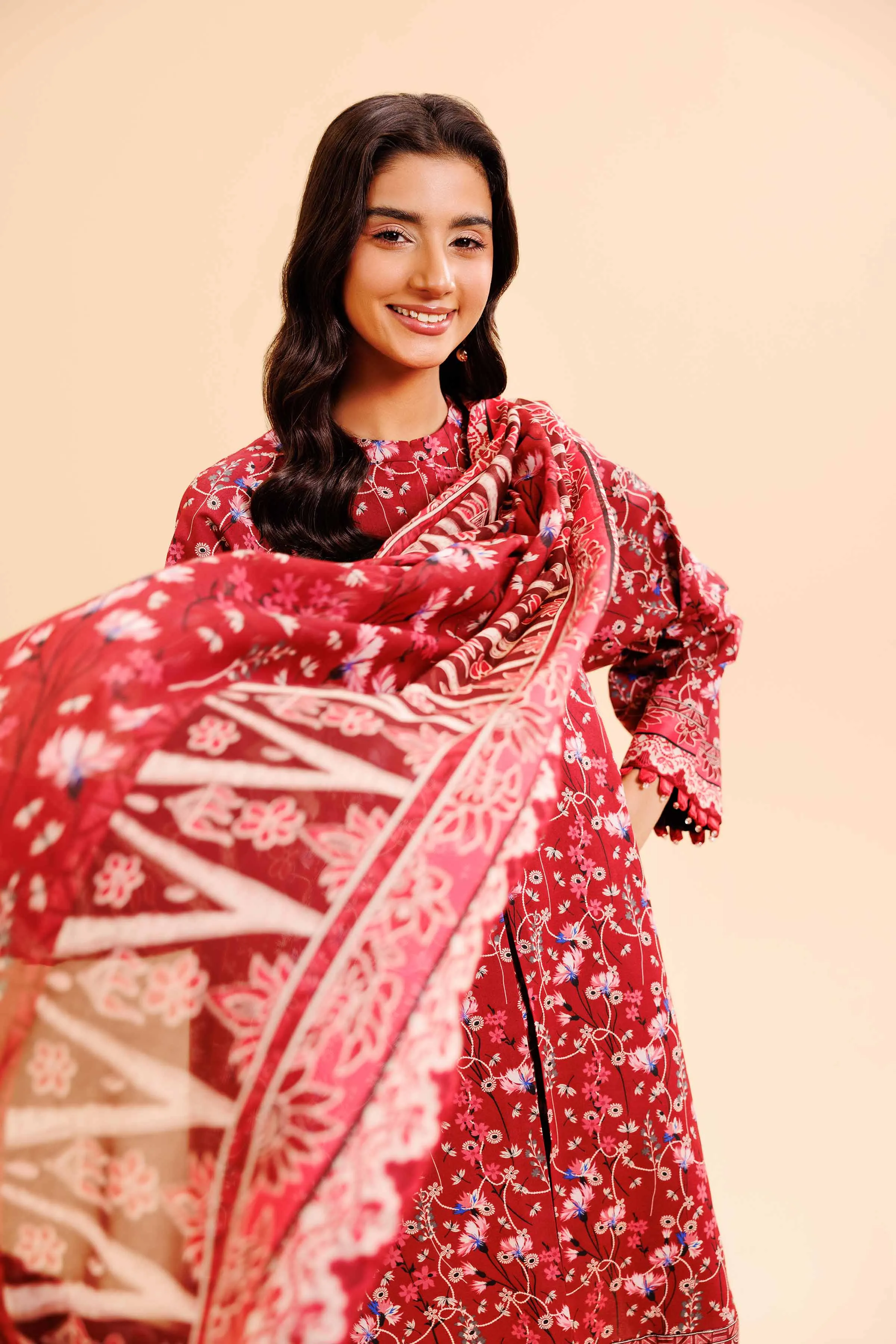 3 Piece - Printed Loose Fabric - 42503022