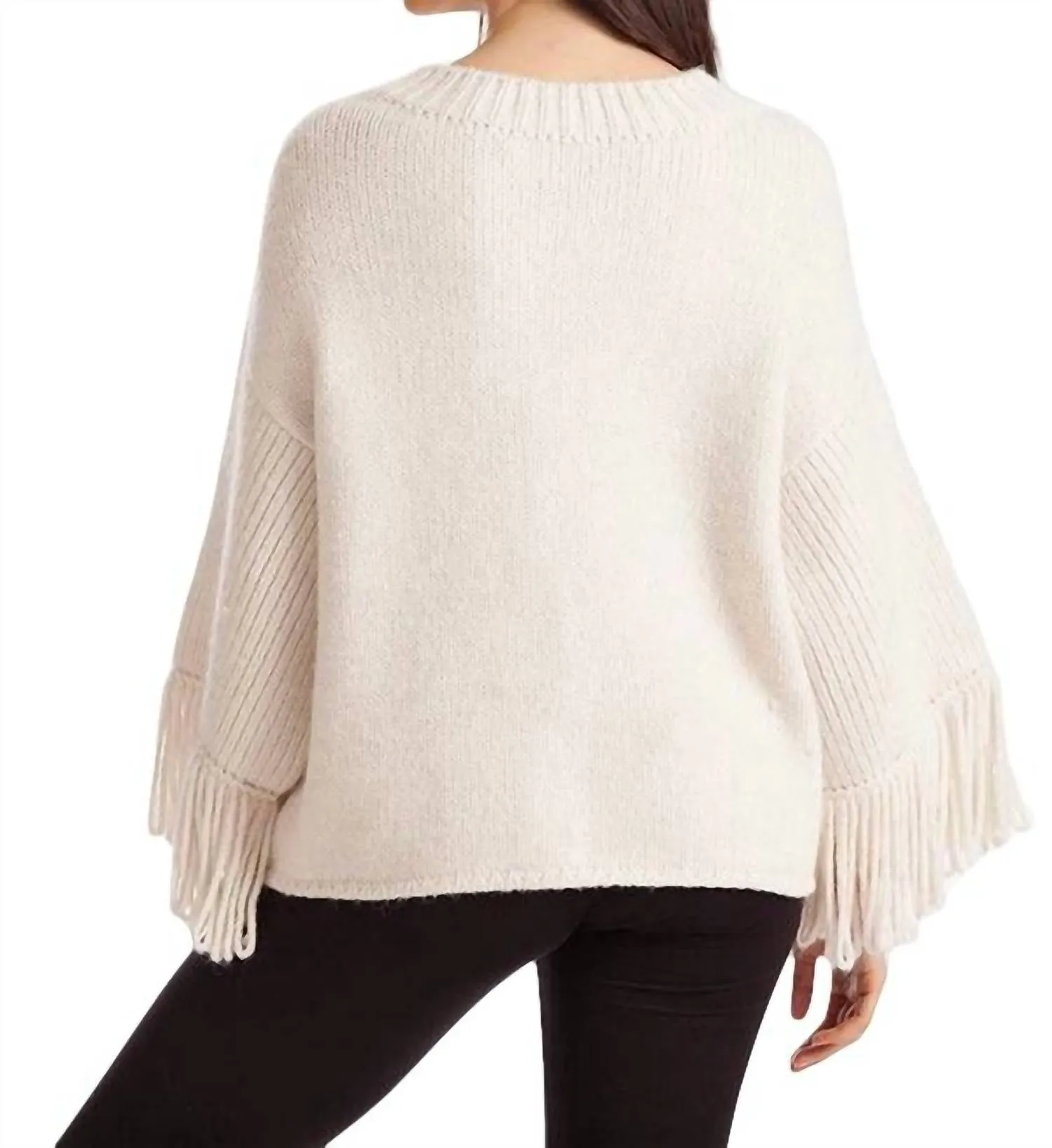 Amia Ribbed V-Neck Sweater