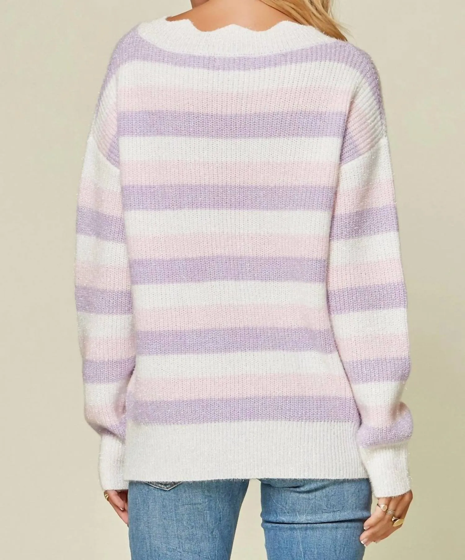 Andree By Unit - All Over Striped Sweater
