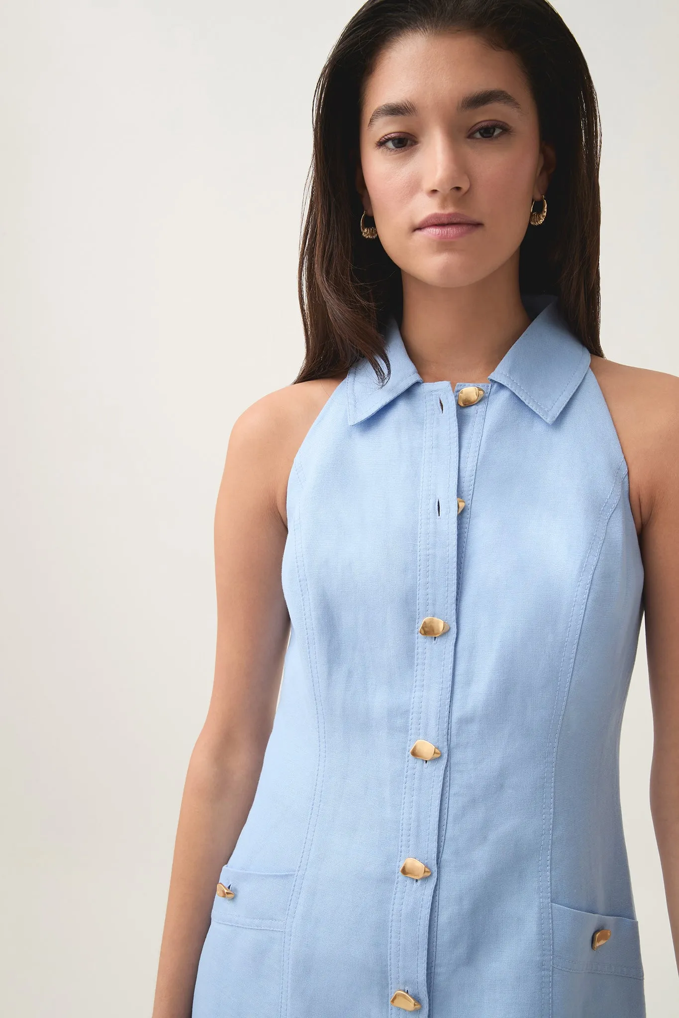 Angela Halter Mini Dress