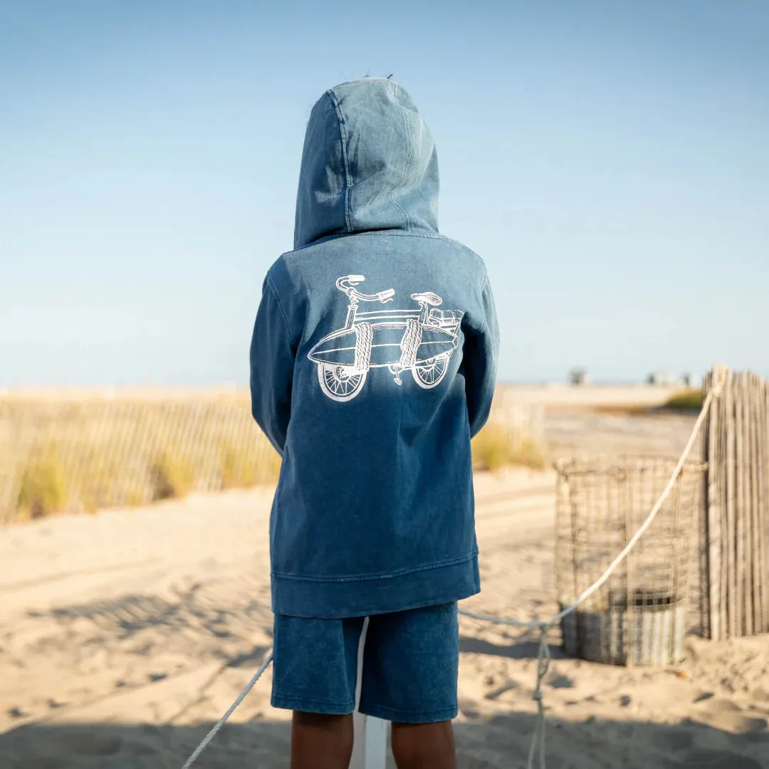 Appaman Boys Strivers Hoodie   F1STR-SWB   Sunwashed Blue