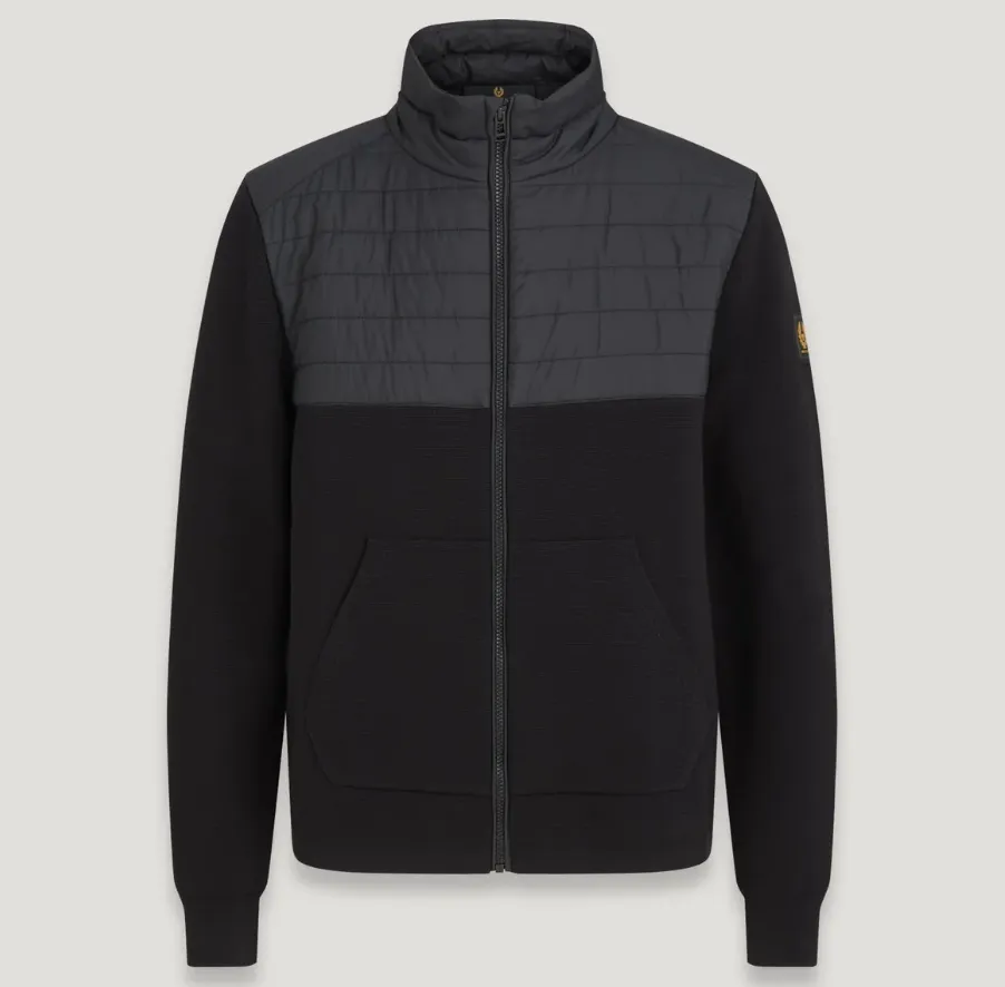 Belstaff Venture Full Zip Cardigan Black
