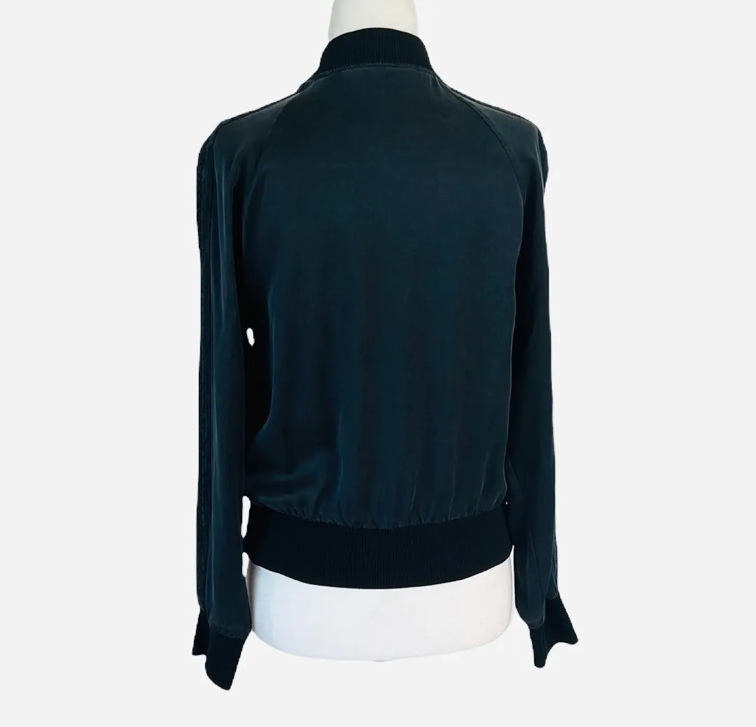 Black Silk Bomber - S