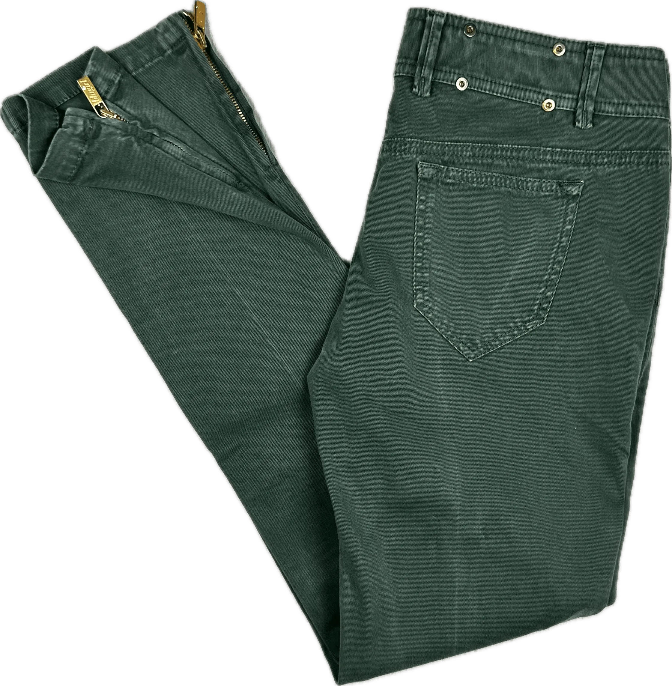 Blugirl by Blumarine Green Slim Fit Italian Jeans -Size 26