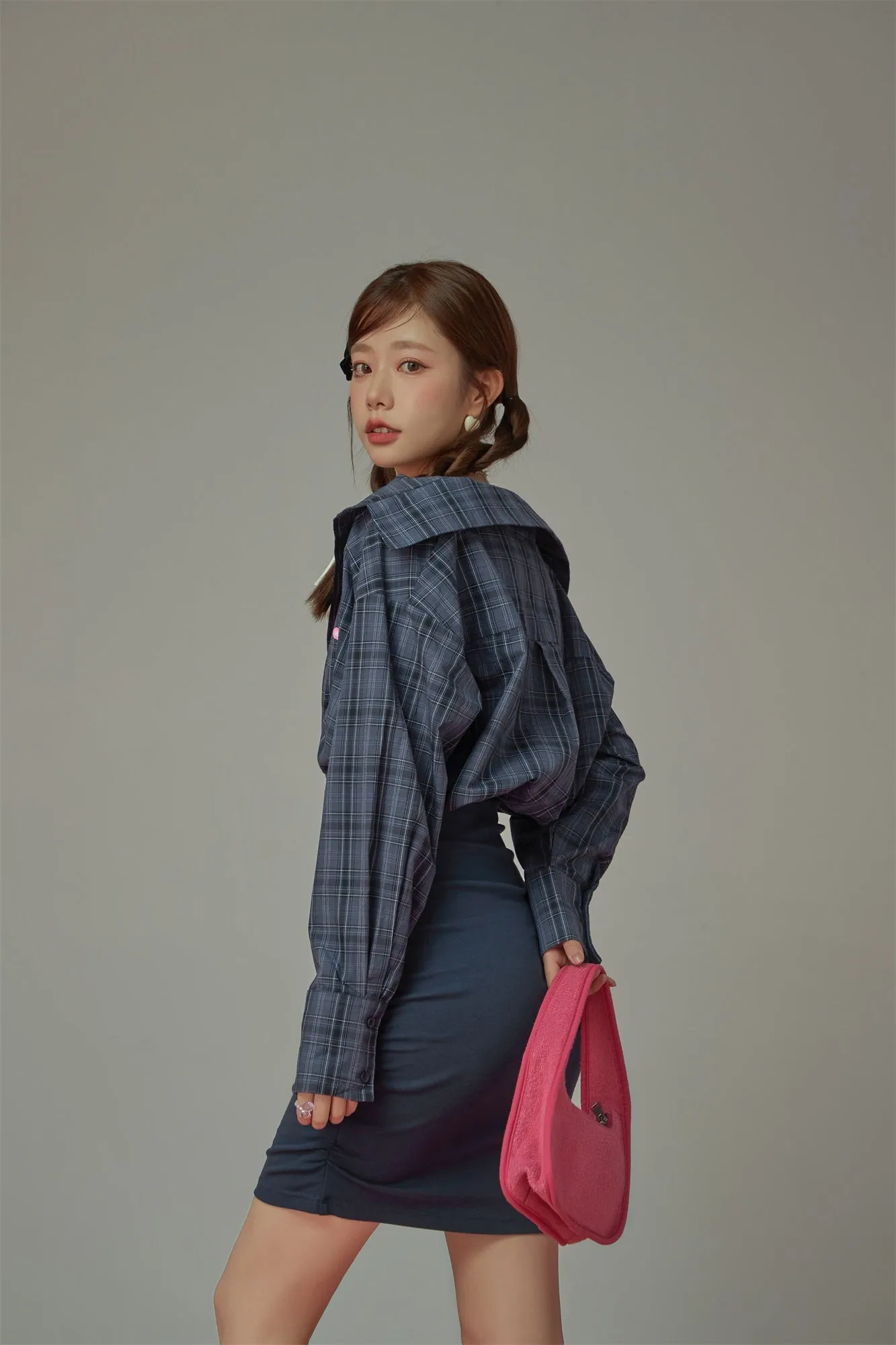 Check Shirt Dress