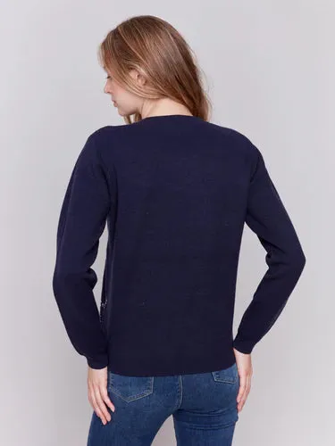 Cheetah Jacquard Sweater