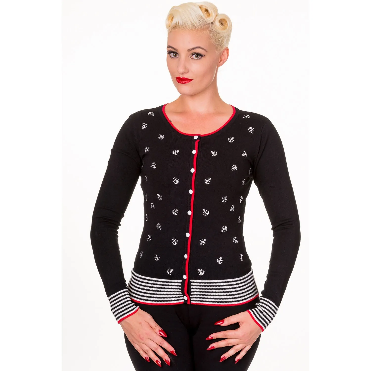Close Call Anchor Sailor Cardigan