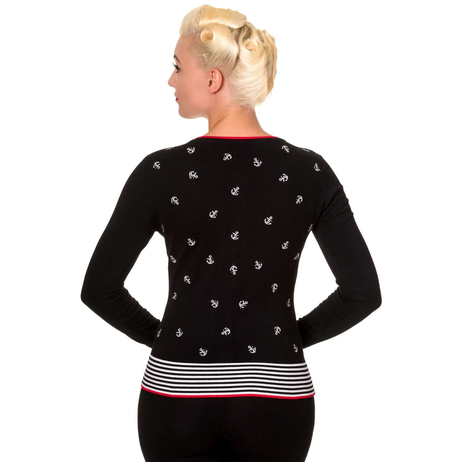 Close Call Anchor Sailor Cardigan
