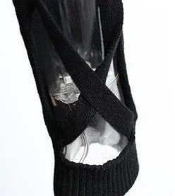Cross Sleeve V-Neck Sweater Of Cotton