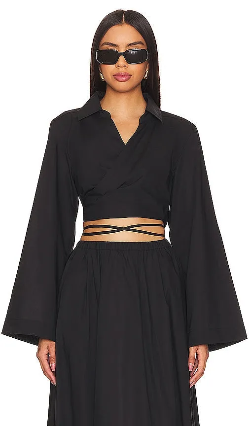 FAITHFULL THE BRAND Pasolini Shirt in Black
