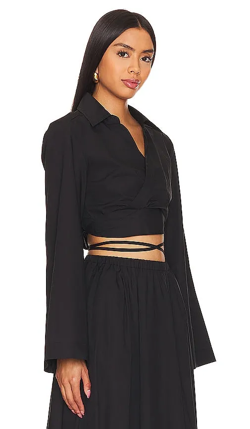 FAITHFULL THE BRAND Pasolini Shirt in Black