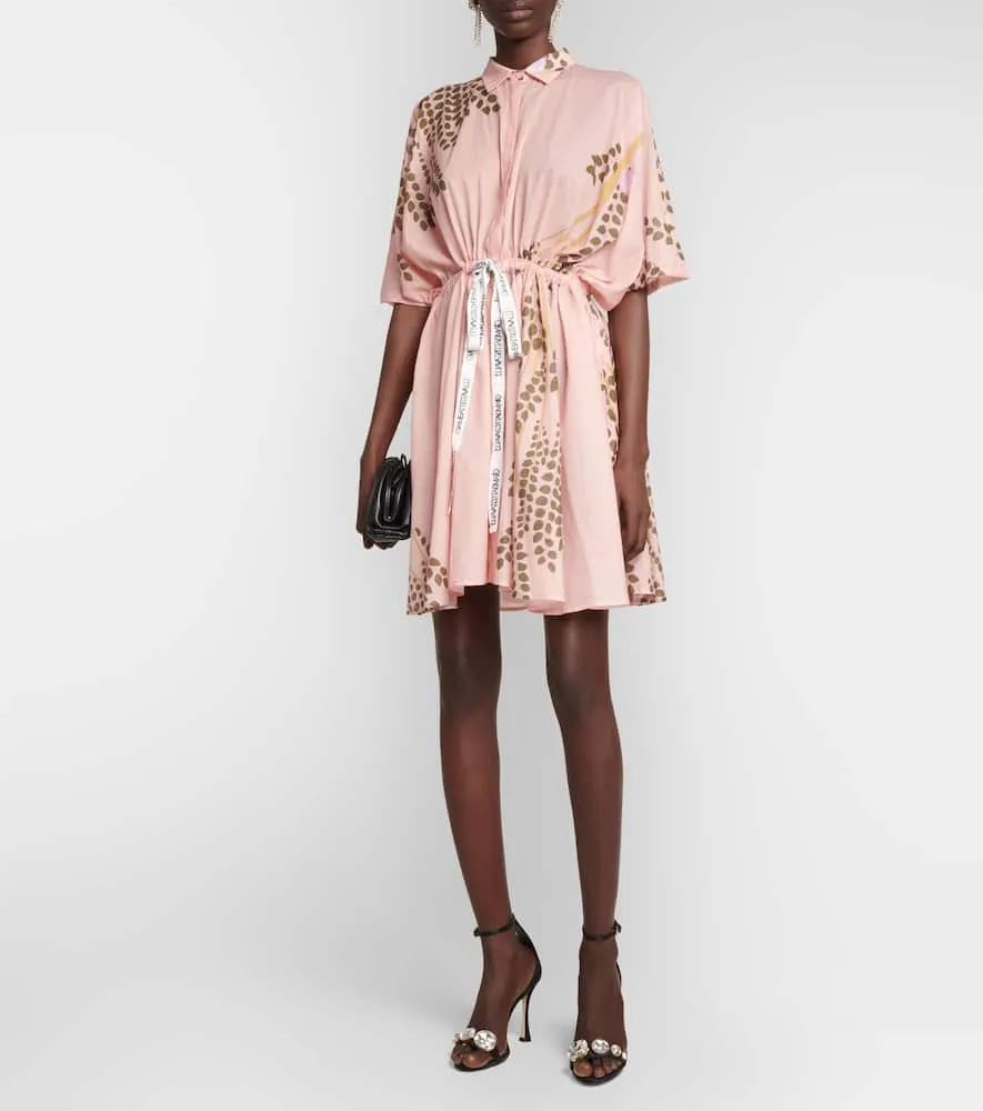 Giambattista Valli Printed silk shirt dress