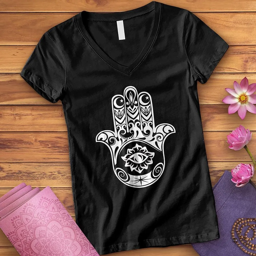 Hand Of Life V-Neck