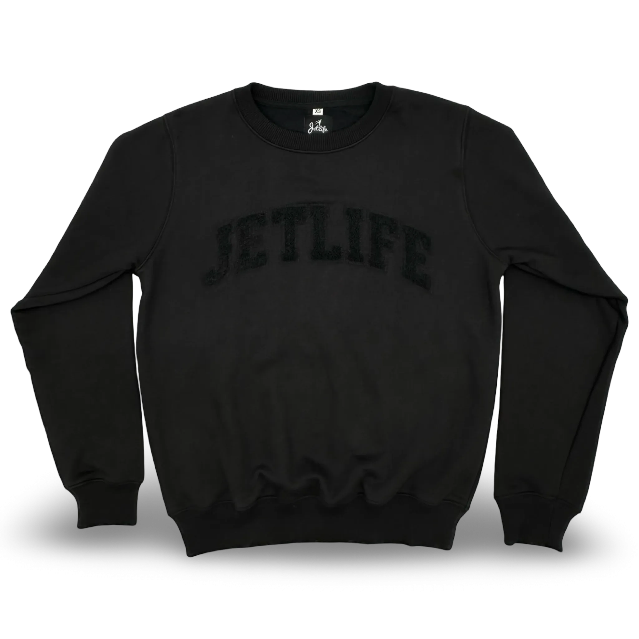 JET LIFE "CAPITAL" SWEATER [BLACK/BLACK]