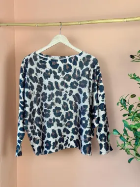 Lurex Stamp Sweater