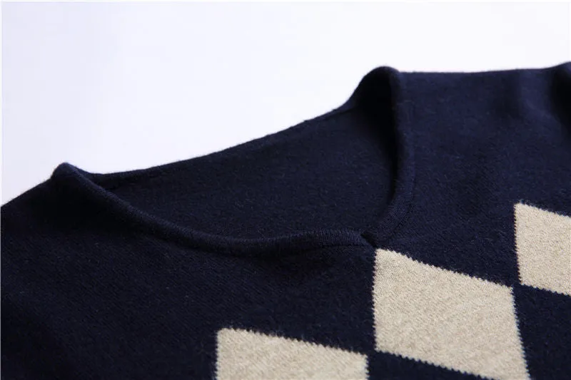 Men's Autumn/Winter Cashmere V-Neck Sweater