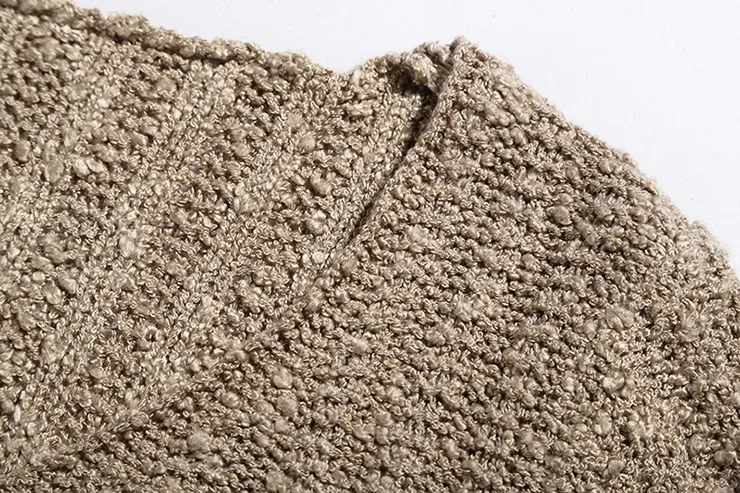 Men's Autumn/Winter Woolen Knitted V-Neck Pullover