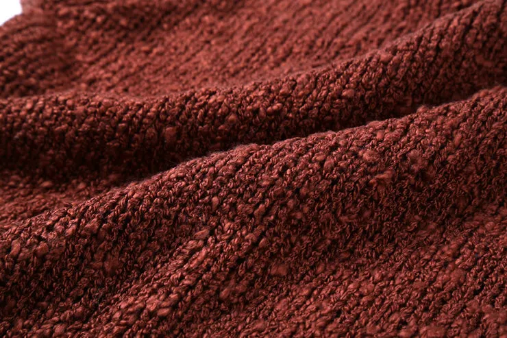 Men's Autumn/Winter Woolen Knitted V-Neck Pullover
