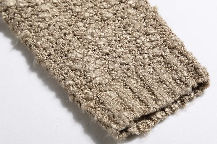 Men's Autumn/Winter Woolen Knitted V-Neck Pullover