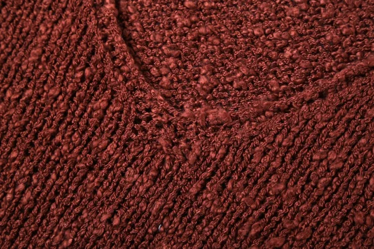 Men's Autumn/Winter Woolen Knitted V-Neck Pullover