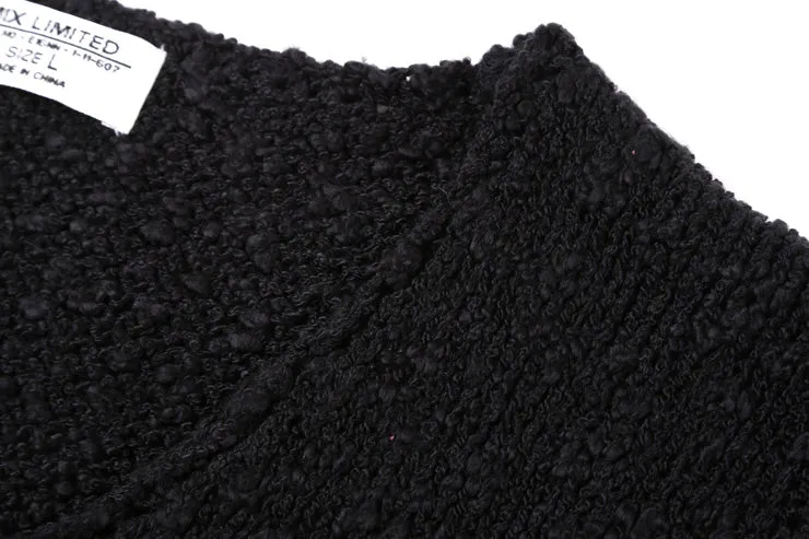 Men's Autumn/Winter Woolen Knitted V-Neck Pullover