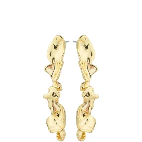 Pilgrim Pulse Statement Gold Earrings