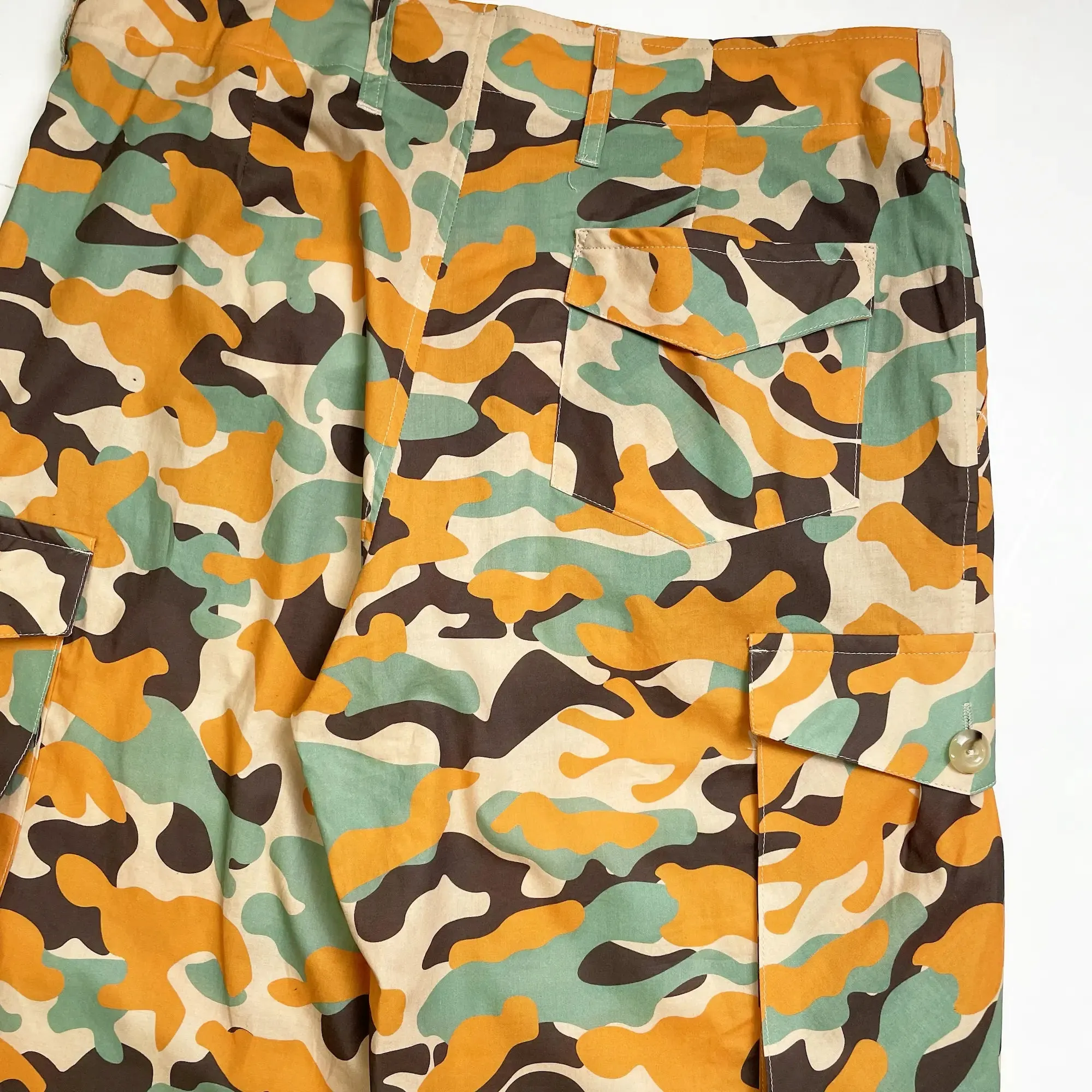 Printed Cargo Trousers