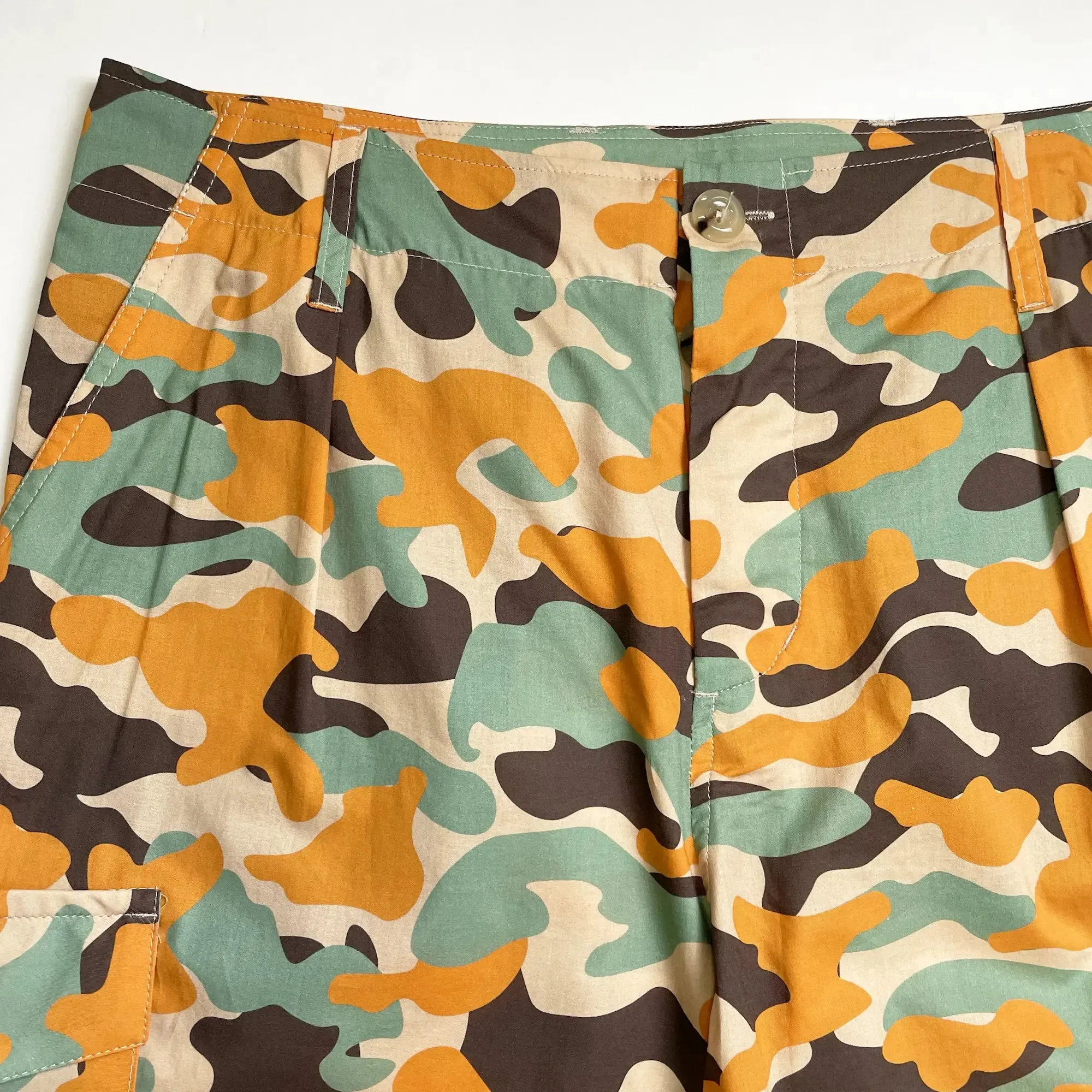 Printed Cargo Trousers