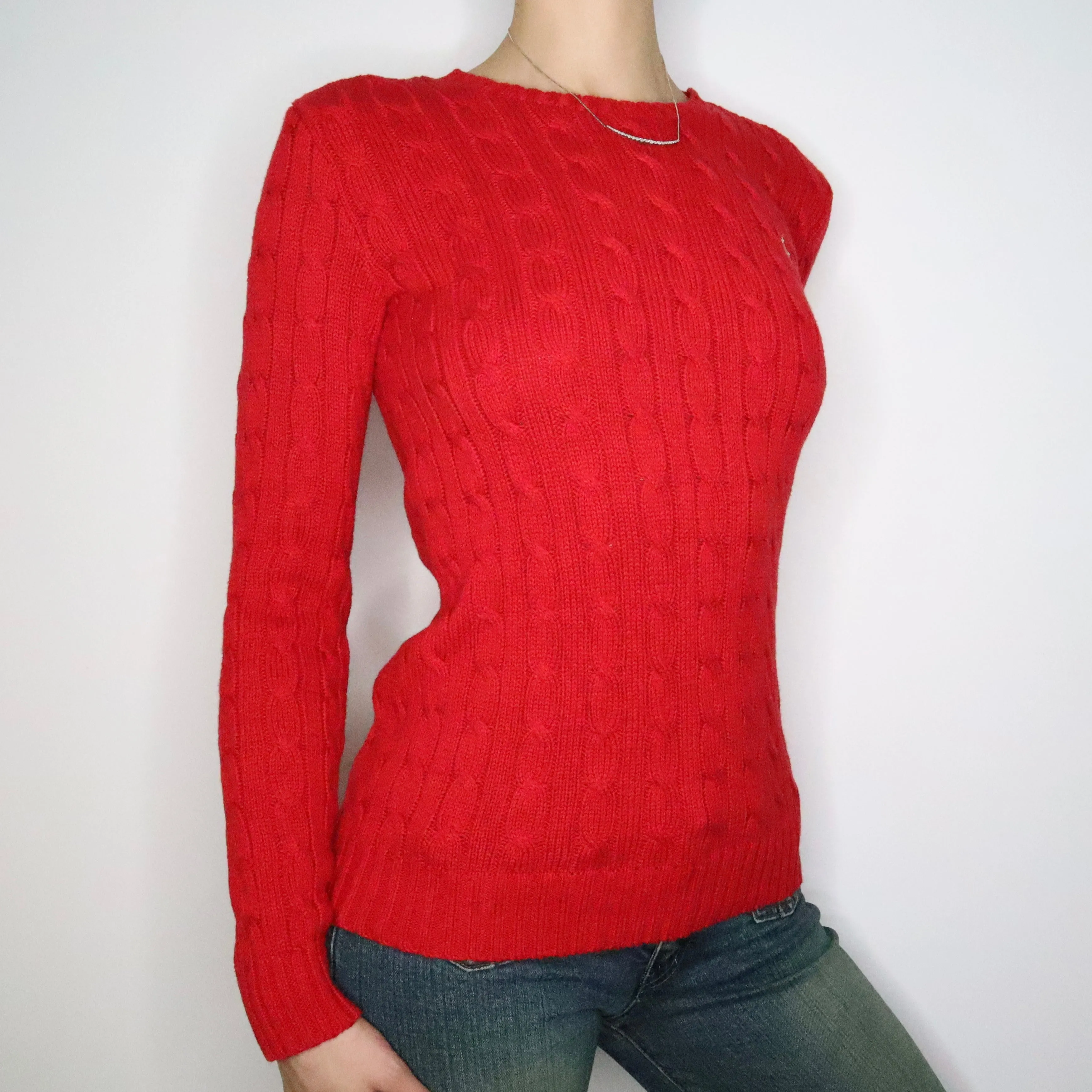Ralph Lauren Red Sweater (S-M)