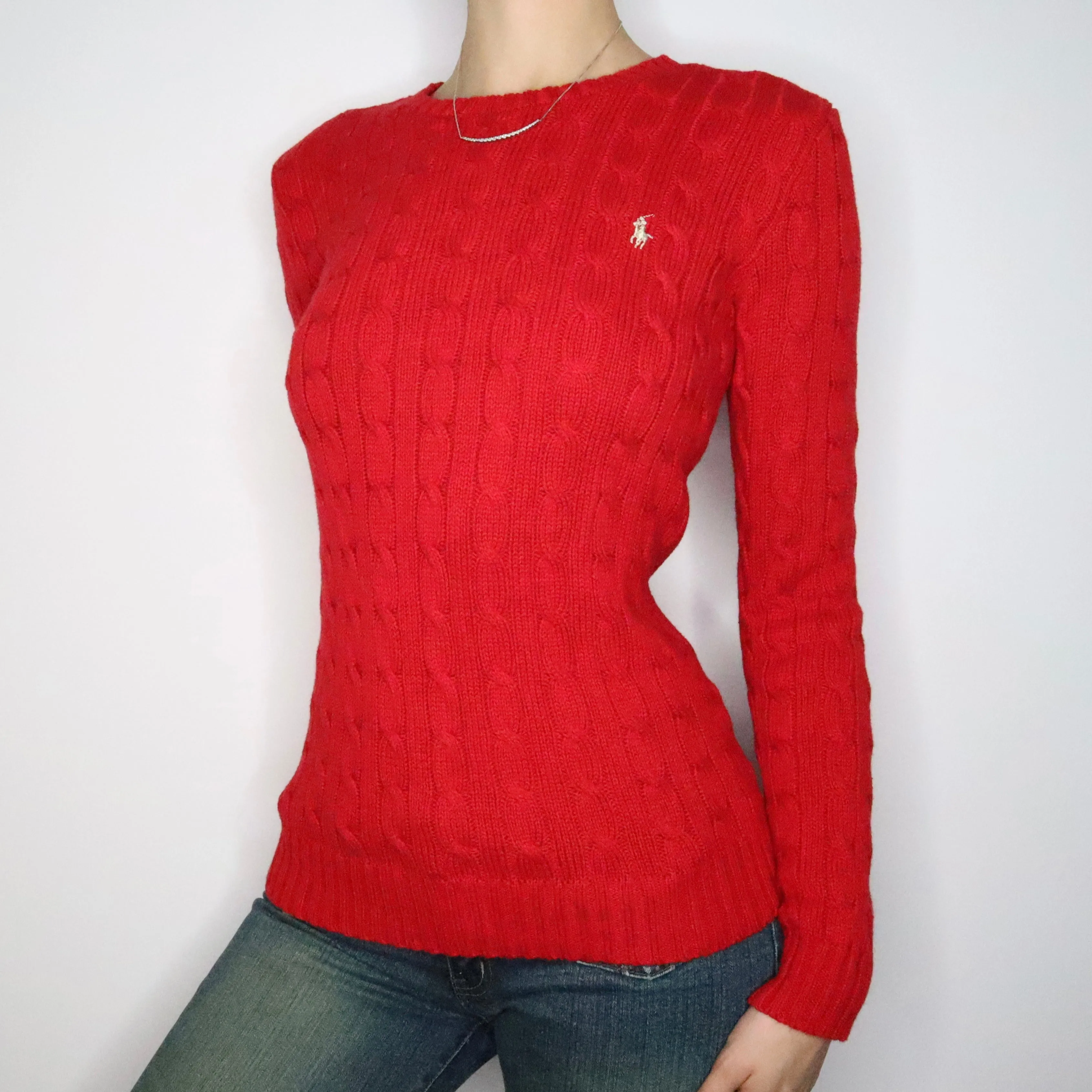 Ralph Lauren Red Sweater (S-M)