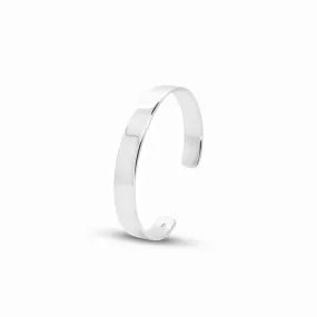 Sleek Silver Cuff | 9 mm