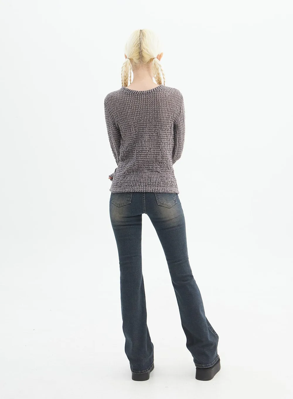 Slim Fit Boot Cut Jeans IN327