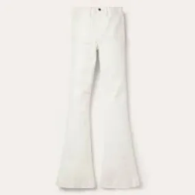 STETSON  WOMEN'S 921 HIGH RISE FLARE FIT JEAN (WINTER WHITE)
