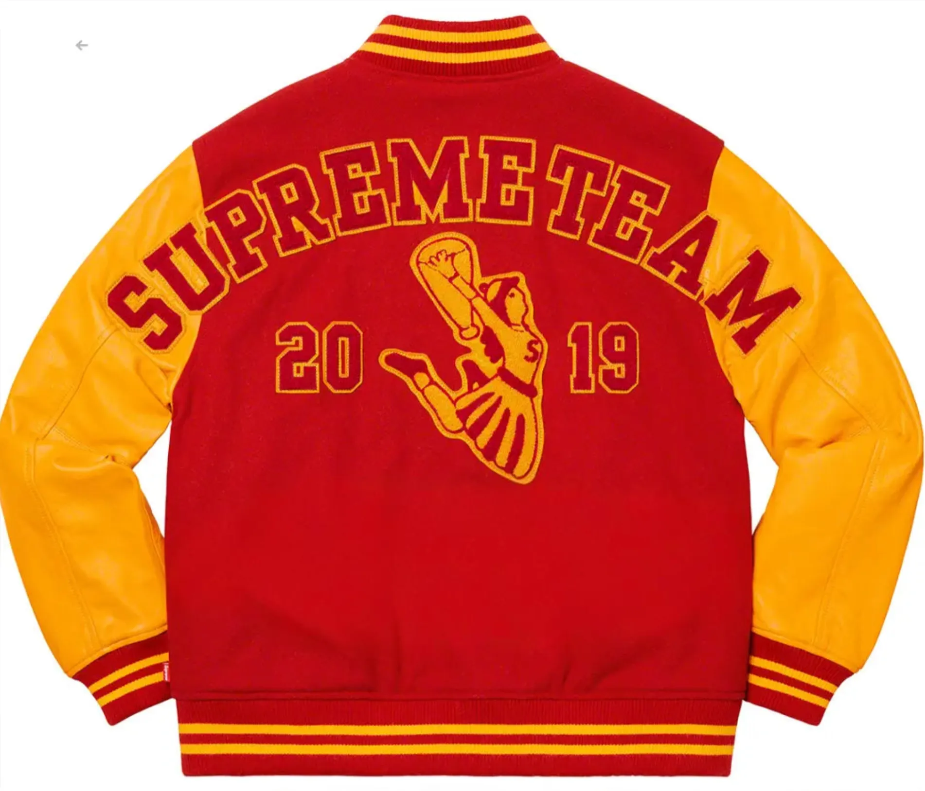 Supreme Team 2019 Varsity Jacket Red | Supreme Unisex Jacket