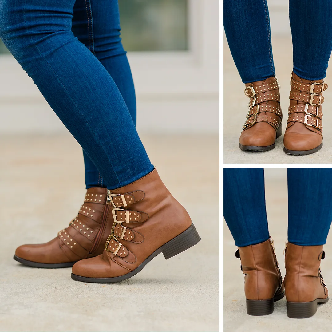 This Is No Joke Tan Brown Boots