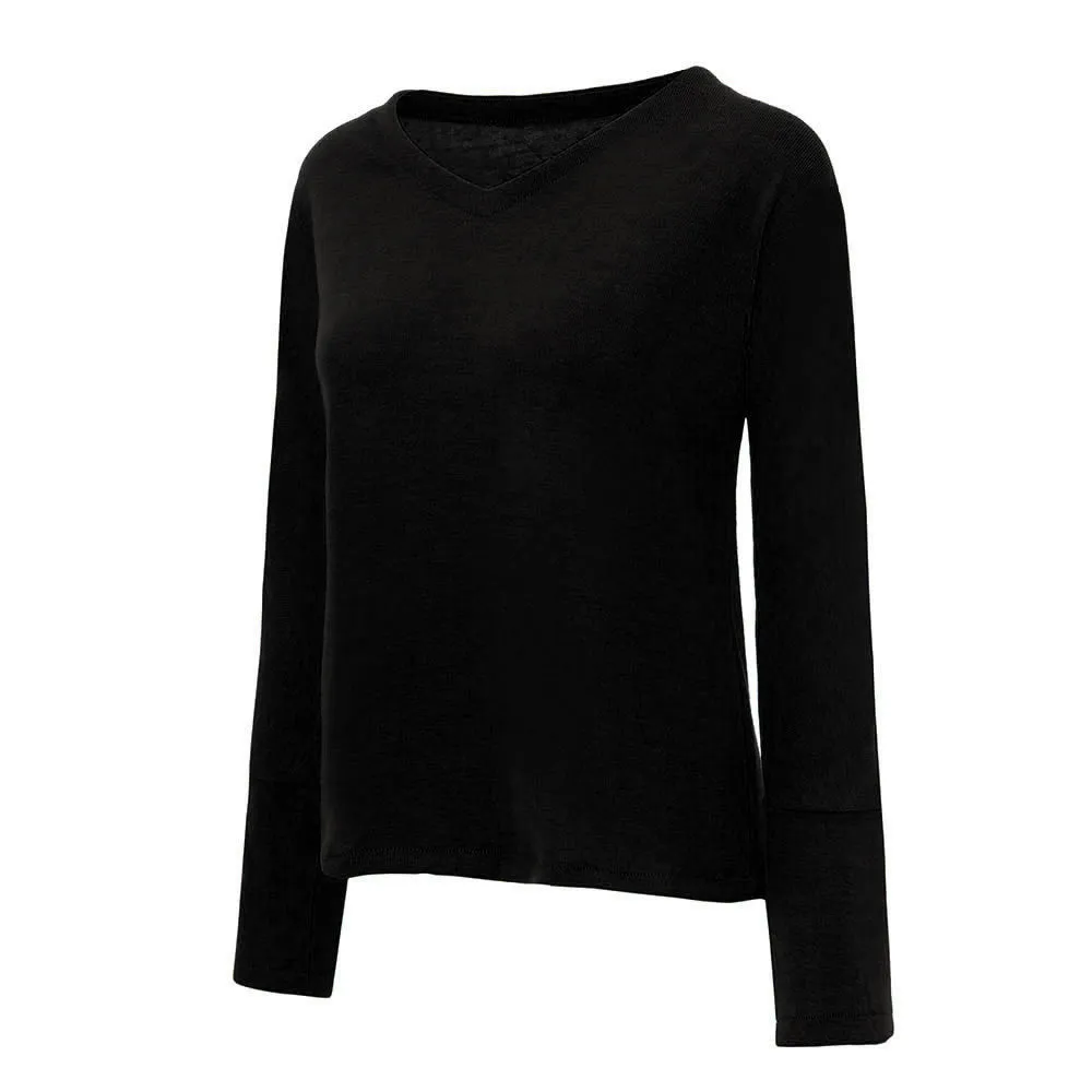 Women's Casual Knitted V-Neck Sweater